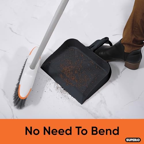 Superio Heavy Duty Plastic Step-on Dustpan - Image 6