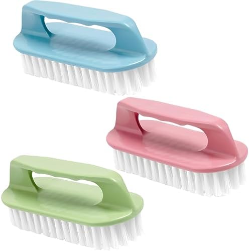 Scrub Brush for Cleaning-3 Pack Scrubbing Brushes Heavy Duty Multi-Purpose by Ganganmax