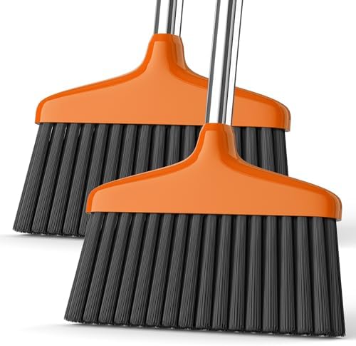 Handy Broom 2 Pack, Indoor/Outdoor Brooms, Duty Kitchen Broom, by Nodirz