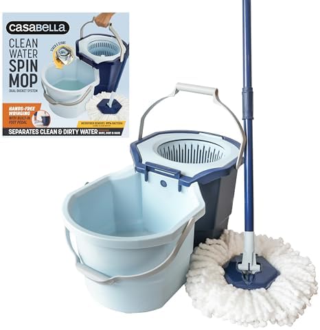 Casabella Clean Water Microfiber Spin Mop by Casabella