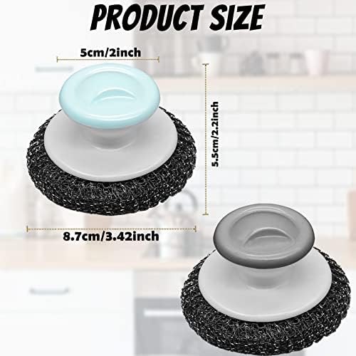 2Pcs Stainless Steel Wool Scrubber - Image 7