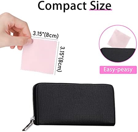 CATIFLIN 100pcs Jewelry Cleaning Cloth, Small Jewelry Polishing Cloth - Image 3