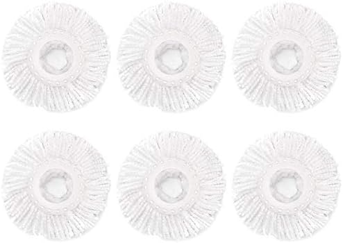 6 Pack Spin Mop Replacement Head by TidyMonster