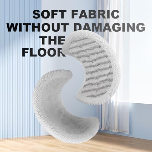 Pads for Steam Scrub Mop: 12 Pack Spin Mop Refills Compatible - Image 5