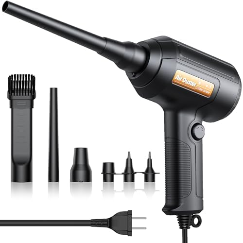 Electric Air Duster, 500W High-Power Corded Compressed Air Canister Replacement by Dorobeen