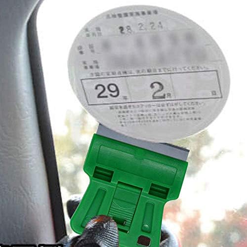 Mini Plastic Razor Blade Scraper Green Window Paint Scraper - Image 4