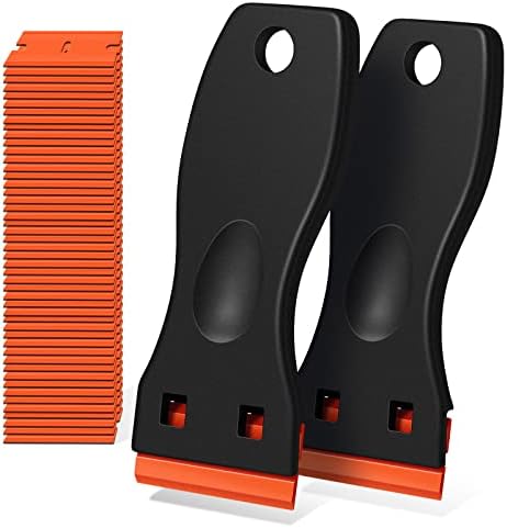 Plastic Razor Blade Scraper, 2 Pack Razor Scraper by SpecializedinScrapingandPlasteringTool