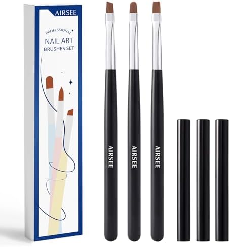 AIRSEE Nail Art Clean Up Brushes by AIRSEE