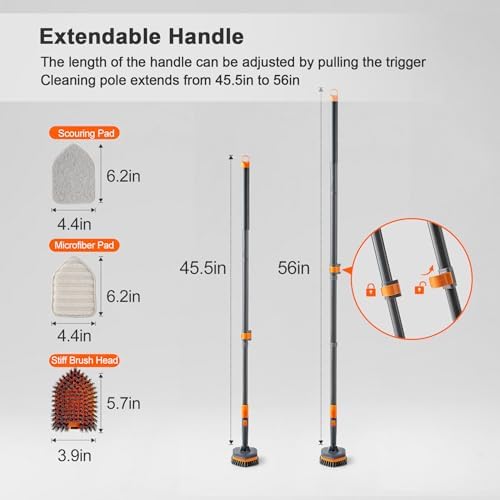 CLEANHOME Tile Tub Scrubber Brush - Image 2