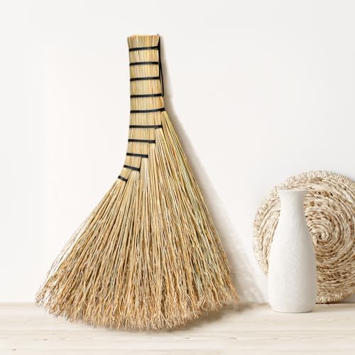 Suclain 2 Pack Corn Whisk Brooms, 12 Inch Small Hand Brooms - Image 4