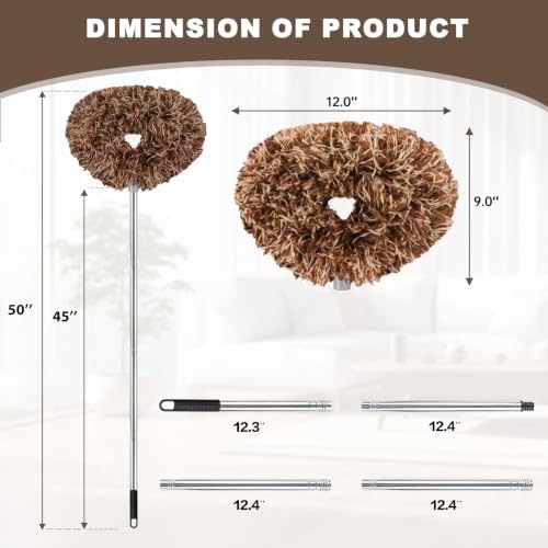 Ceiling Fan Cleaner Duster Reusable Microfiber Ceiling Fan Blade Cleaner - Image 6