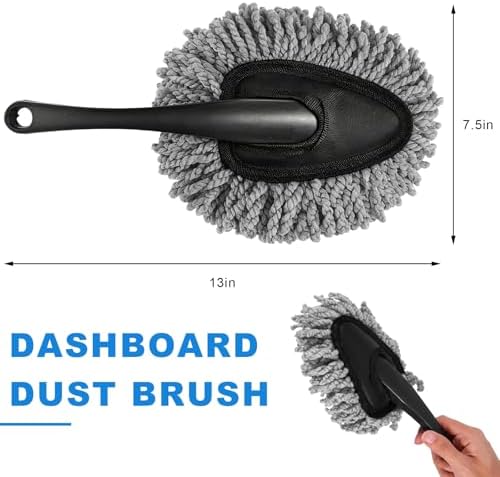 Car Dash Duster Brush, Super Soft Microfiber Auto Dusting Tool Detail Cleaner - Image 2