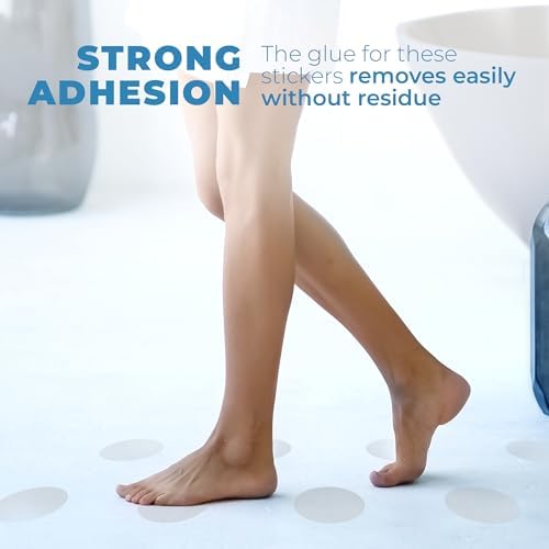 Clear Bloom Anti-Slip Shower Stickers, Non-Slip Bathtub Floor Grip, 24 Pack - Image 6