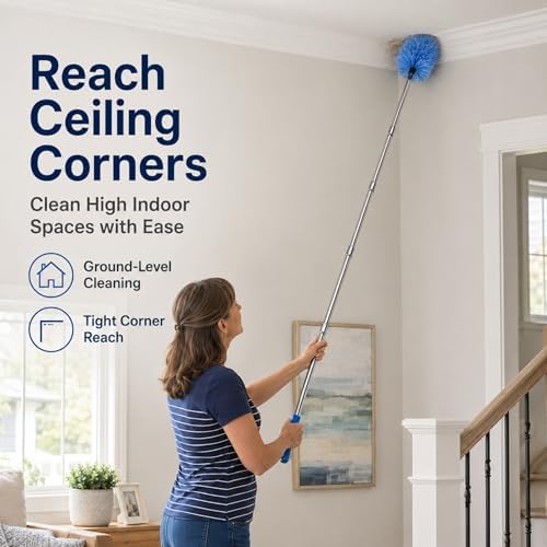 6.5 FT Cobweb Duster with Extension Pole - Image 4