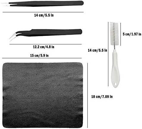 Computer Cleaning Kit, 19 in 1 Multi-Purpose Brushes Anti Static Brushes Clothes - Image 2
