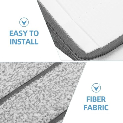 4 Pack Microfiber Mop Replacement Pads Washable Flat Mop Pads Refills - Image 2