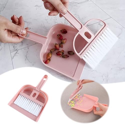Mini Dustpan and Brush Set, Portable Handheld Household Broom - Image 5