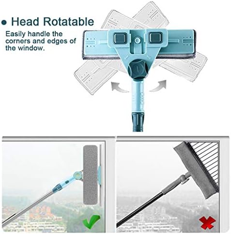 3 in 1 U Shaped Window Cleaning Tool Kit, 4 Piece Set, Double Sided, Plastic - Image 4