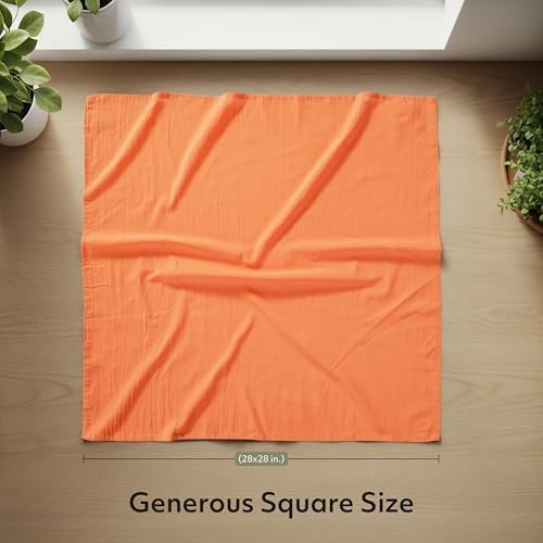 Utopia Kitchen Orange Flour Sack Towels 100% Cotton - Image 2
