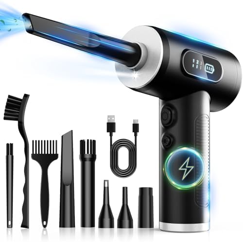 FRESMOL Compressed Air Duster, Rechargeable Cordless Electric Air Blower by Unknown