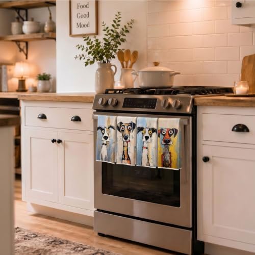 Whimsical Dog Kitchen Towels Set - Image 3