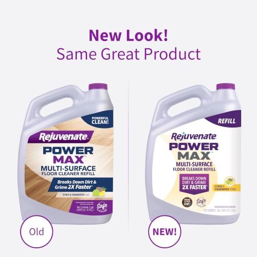 Rejuvenate PowerMax Multi-Surface Floor Cleaner 128 Oz, Citrus & Cedarwood - Image 2