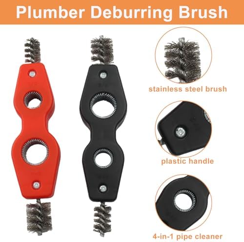 2pcs 4-in-1 Copper Pipe Cleaning Brush Set - Image 2