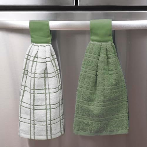 Ritz Premium 100% Cotton Solid and Multi Check Kitchen Tie Towel Absorbent - Image 5