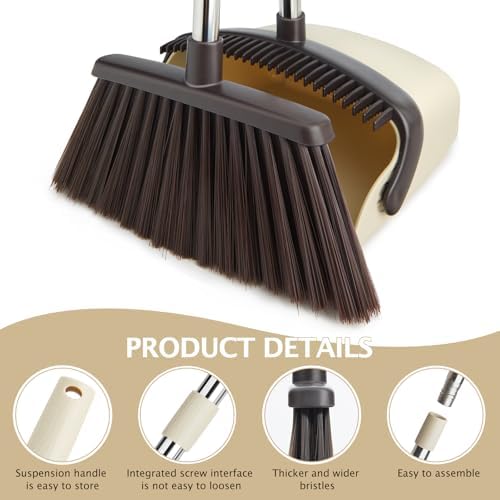 2-Pack Broom and Dustpan Combo Set - Image 7