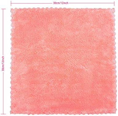 Kyapoo Baby Washcloths 12 Pack 12x12 Inches Microfiber Coral Fleece Extra - Image 2