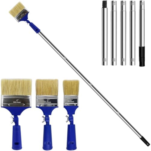 2''3''4''Paint Brush with Extension Pole, Long Brushes by TAOHUA+GARDEN