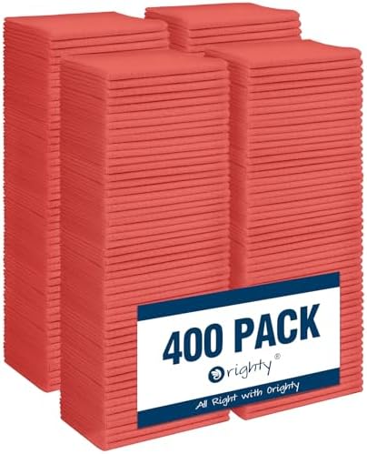 Orighty Microfiber Cleaning Cloth, 400 Pack Highly Absorbent Cleaning Rags by AllRightinOrighty