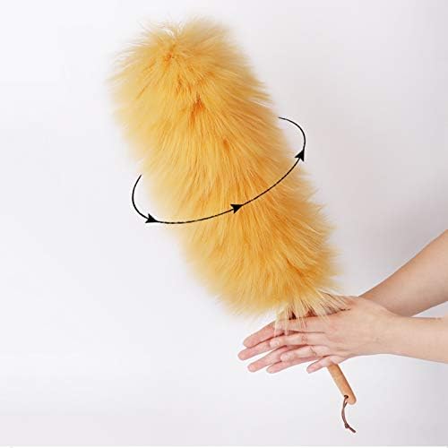 Feather Duster, Feather Duster, Dust Brush Pure Lambs Wool - Image 4