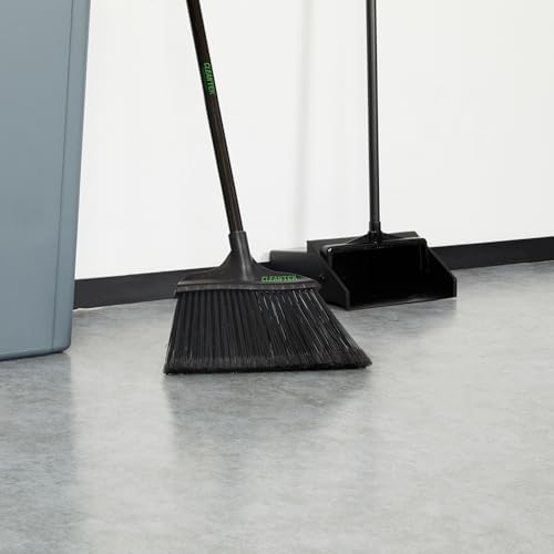 Restaurantware 4 in Black Plastic Profesional Wide Angled Broom Head - Image 3