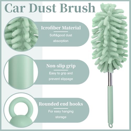 2 PCS Car Interior Duster with Extension Pole, Dusters - Image 3