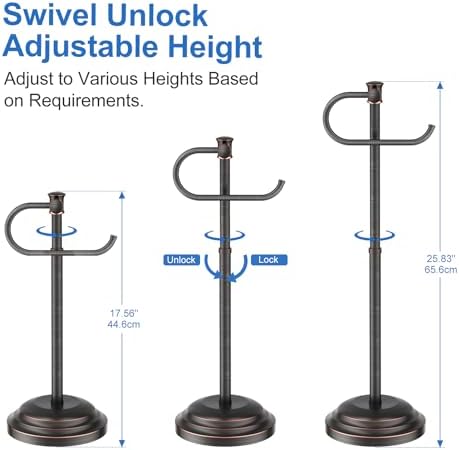 RUMOSE Toilet Paper Holder Stand - Image 2