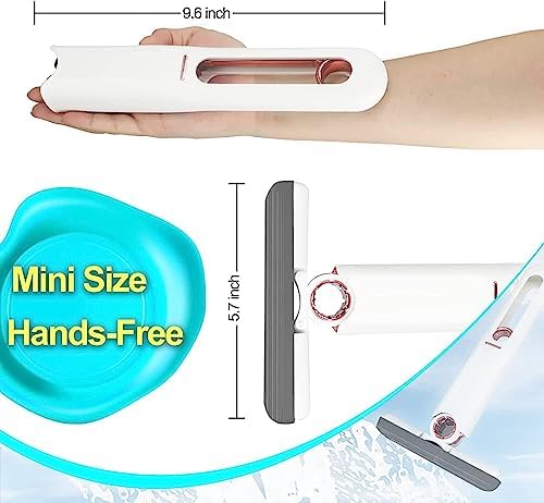 Portable Mini Mop, Self-Squeeze Sponge Mops, Lazy Hand-Free Household Mini - Image 2