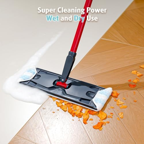 AIR U+ Mop Replacement Pads for O Cedar H2prO Flat Mop System, 4 Pack Mop Pads - Image 4