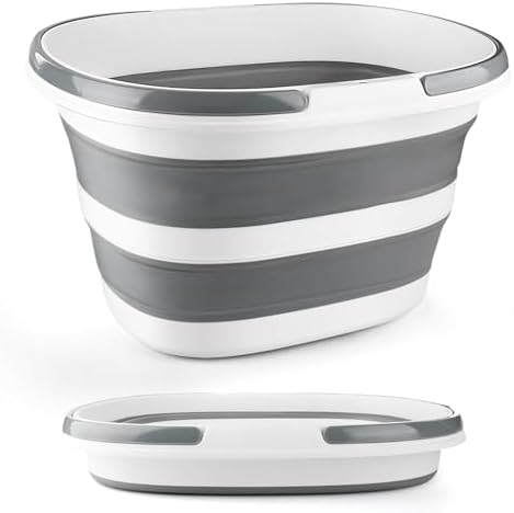 Collapsible Mop Bucket with Handle by BIDFUL
