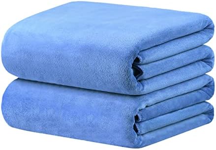 JML Extra Large Bath Sheets Towel, 2 Pack, Microfiber - Image 2