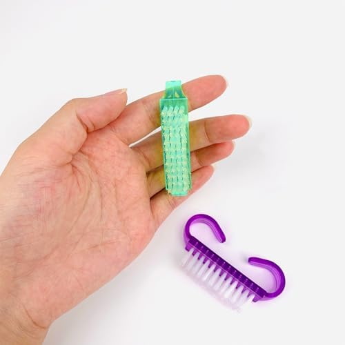 16 Pack Handle Grip Nail Brushes, Travel Size Fingernail Brush, Mini Hand Scrub - Image 4