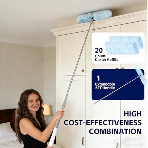 Duster Extended Handle with 20 Pcs Duster Refill - Image 6