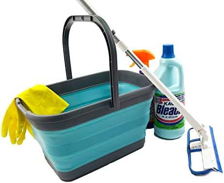 SAMMART 12L Collapsible Rectangular Handy Bucket/Multiuse Foldable Water Pail - Image 6