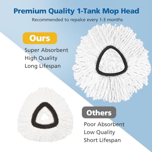 Spin Mop Replacement Head Spin Mop Refills - Image 6