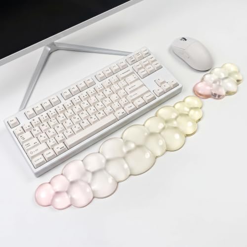 Cloud Keyboard and Mouse Wrist Rest Set Gel Keyboard Wrist Rest by WFCYGL