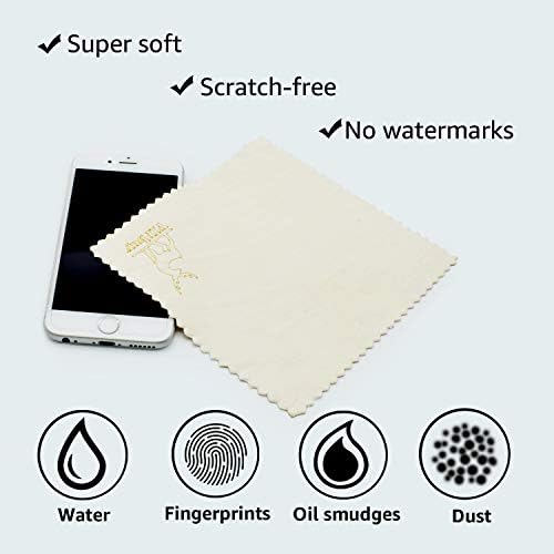 4 Pack Natural Chamois Glasses Cleaning Cloths - Image 3