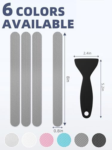 Secopad 12PCS Strip Non Slip Bathtub Stickers - Image 2