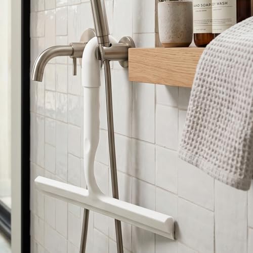 Shower Squeegee for Glass Doors, 9.8" W-Silicone, Streak-Free - Image 6