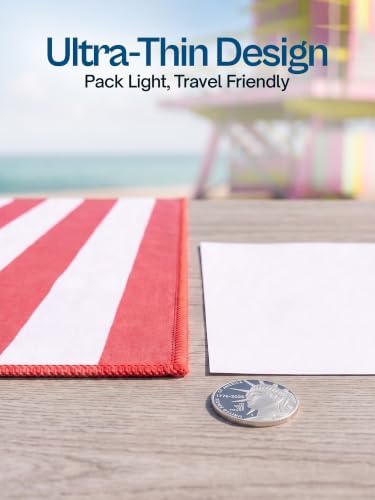 Utopia Towels Thin Lightweight Microfiber Beach Towel 4 Pack 32x71 Inch - Image 4
