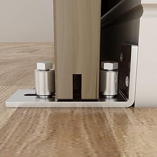 JUGREAT Barn Door Mounted Stainless Steel Sliding Door Guide-1 Pack - Image 4